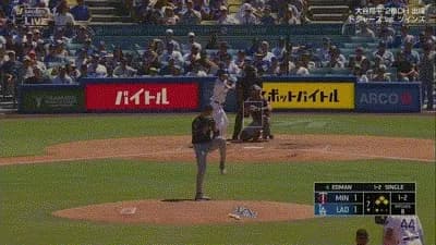 ドジャース、7回裏1アウト満塁からエドマンのタイムリーで1点勝ち越し!グラスノーに勝ち投手の権利!!!!!!!!