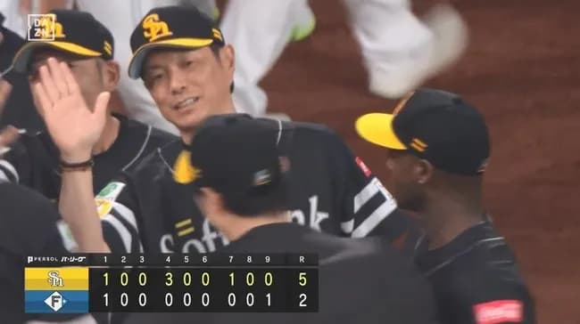 【日本ハム対ソフトバンク14回戦】ソフトバンク、今季初の首位浮上!5月には借金7で最下位も驚異の巻き返し!日本ハムとの首位攻防3連戦の初戦に快勝で9連勝!