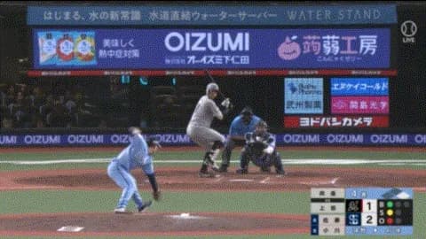 ロッテ・上田、正真正銘プロ入り初ホームランwwwwwww