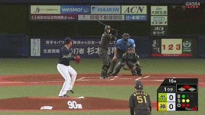 【阪神対ヤクルト19回戦】阪神、初回に佐藤輝明のタイムリーツーベースで1点先制!!!!!!!!