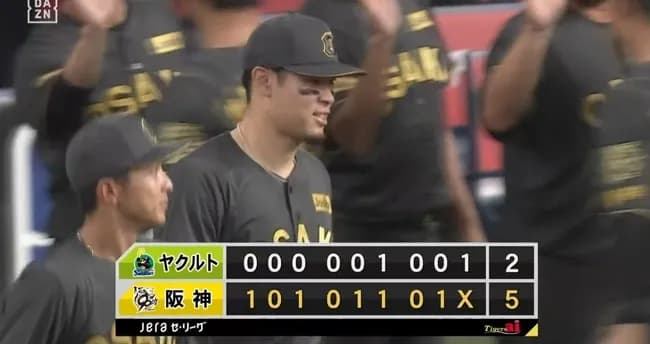 阪神、今季最長の6カード連続勝ち越し!優勝Mは「29」佐藤輝明が31号含む怒濤の4安打 才木が完投で2年連続2桁到達の10勝目