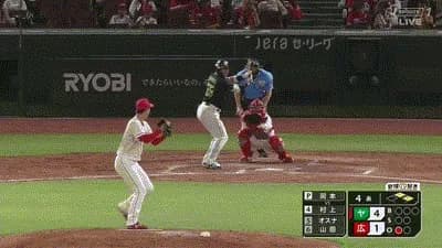 【広島対ヤクルト16回戦】ヤクルト・村上、第7号3ランホームラン!リードを6点に広げる!!!!!!!!!!!!!!!!