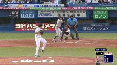 【ヤクルト対巨人17回戦】巨人・丸、二試合連発第5号先制2ランホームラン