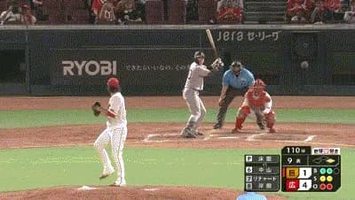 【広島対巨人17回戦】広島が4-1で巨人に勝利!初回、モンテロの適時打&末包の犠飛で先制!床田9回6安打1失点で9勝目!巨人2連敗でまたも貯金ゼロ