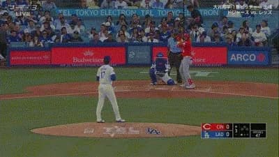 大谷翔平、3回にレッズ・マルテに第11号ソロホームランを打たれ先制点を許す…