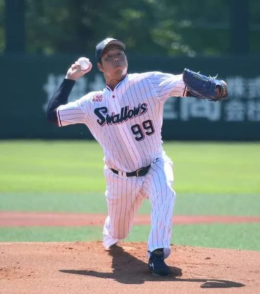 ヤクルト青柳晃洋(31)、2軍戦4度目の登板。5回4失点(被安打7、与四球1)