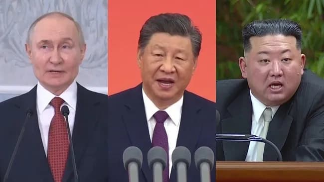 明日中国で、習近平とプーチンと金正恩の三者面談が実現かwwww