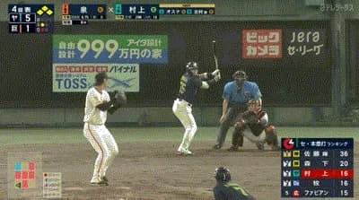 【巨人対ヤクルト22回戦】ヤクルト・村上、今日二本目のアーチとなる第17号満塁ホームラン!長良川球場NPB通算100号!!!!!!!!!!!!!!!!!!