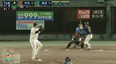 【巨人対ヤクルト22回戦】ヤクルト、7回表1アウト二塁から村上のタイムリーツーベースで10得点目!!!!!!!!!!!!!!