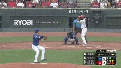 【広島対中日25回戦】広島・ファビアン、中日・高橋宏斗から第16号2ランホームラン!リードを4点に広げる!!!!!!!!!!!!!!!