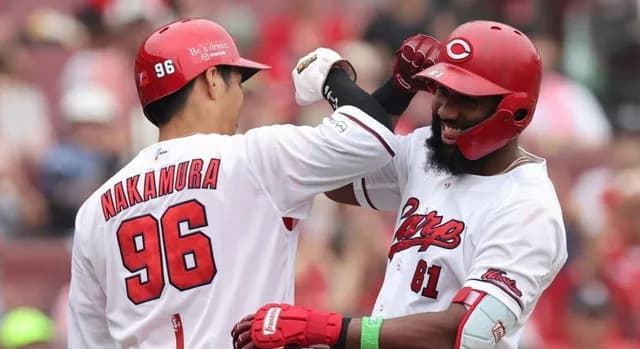 カープ2戦連続完封リレーで3連勝!ファビ特大16号!奨成決勝打!小園ダメ押し打!常廣6回0封で2勝目!ハーン岡本鈴木0封リレー!先発野手全員安打で完勝!【広島5-0中日/試合結果】