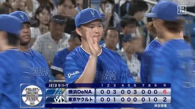 【ヤクルト対DeNA23回戦】DeNAが6-2でヤクルトに快勝!4カード連続勝ち越し!オースティン10号V弾!桑原5号!竹田6回1失点3勝目!蝦名猛打賞!