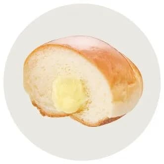 中にマーガリン入ってるバターロール
