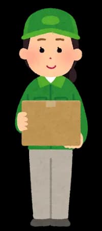 【画像あり】女性宅配員さん、荷物の持ち方が下手すぎる