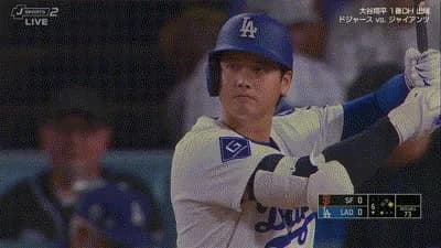 大谷翔平、第三打席でフェンス直撃のツーベースヒット!今季最長23戦連続出塁!!!!!!!!!!!!!!