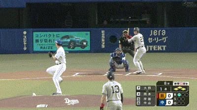 【中日対巨人23回戦】巨人、初回無死満塁から岡本和真の2点タイムリーツーベースで先制!!!!!!!!!!!!!!!!!!!!