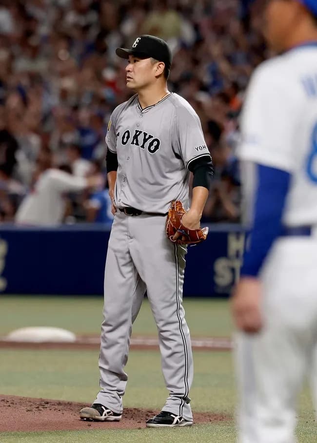 田中将大、2点もらって一瞬で逆転される