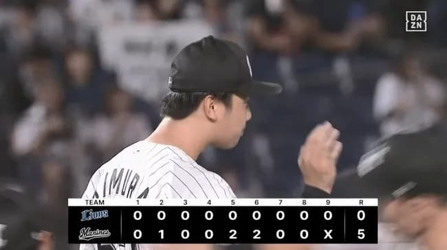 【ロッテ対西武24回戦】ロッテ 高卒2年目の木村優人がプロ初完封!7回1死までパーフェクトの快投 チームにとっても今季初完封勝利で最下位確定を阻止