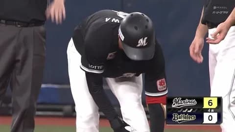 西川史礁2点タイムリー!ロッテ4回で早くも二桁安打!