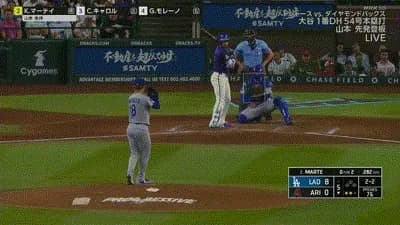 ドジャース・山本由伸、5回まで無失点の好投!勝ち投手の権利!!!!!