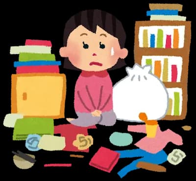 女さん「お願い!誰か私の部屋を片付けて!」