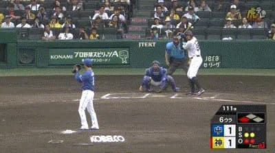 【阪神対中日25回戦】阪神、6回裏2アウト三塁から代打・ヘルナンデスのタイムリーで1点勝ち越し!伊原に勝ち投手の権利!!!!!!!!!!