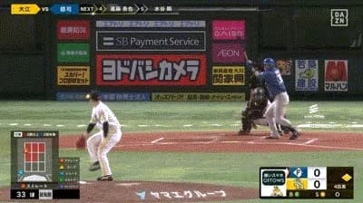 【ソフトバンク対日本ハム25回戦】日本ハム・郡司裕也、ソフトバンク・大江から第10号先制2ランホームラン!!!!!!!!!!!!!!!!!