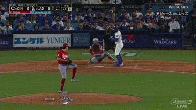 ドジャース テオスカー・ヘルナンデス、二打席連続ホームラン!リードを6点に広げる!!!!!!!!!!!!!!!!!!!!!