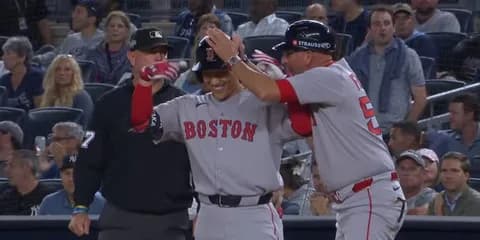 吉田正尚 ポストシーズン初打席で代打逆転2点タイムリー!!!!