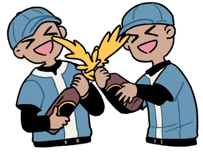 ビールかけ とかいうSDGsに喧嘩売る行為wwwwwwwww