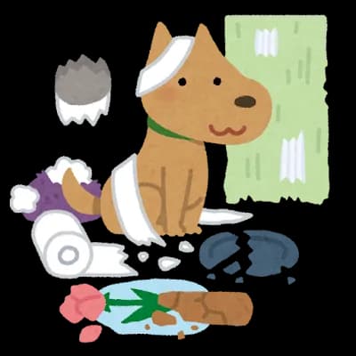 【動画】イッヌ、部屋を滅茶苦茶にしてしまう