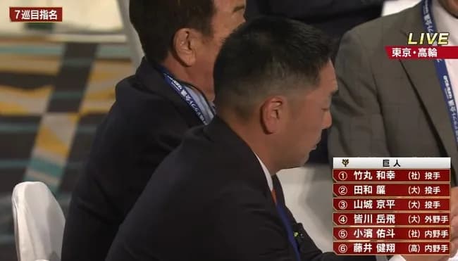 【ドラフト】巨人ファン集合【支配下指名終了】