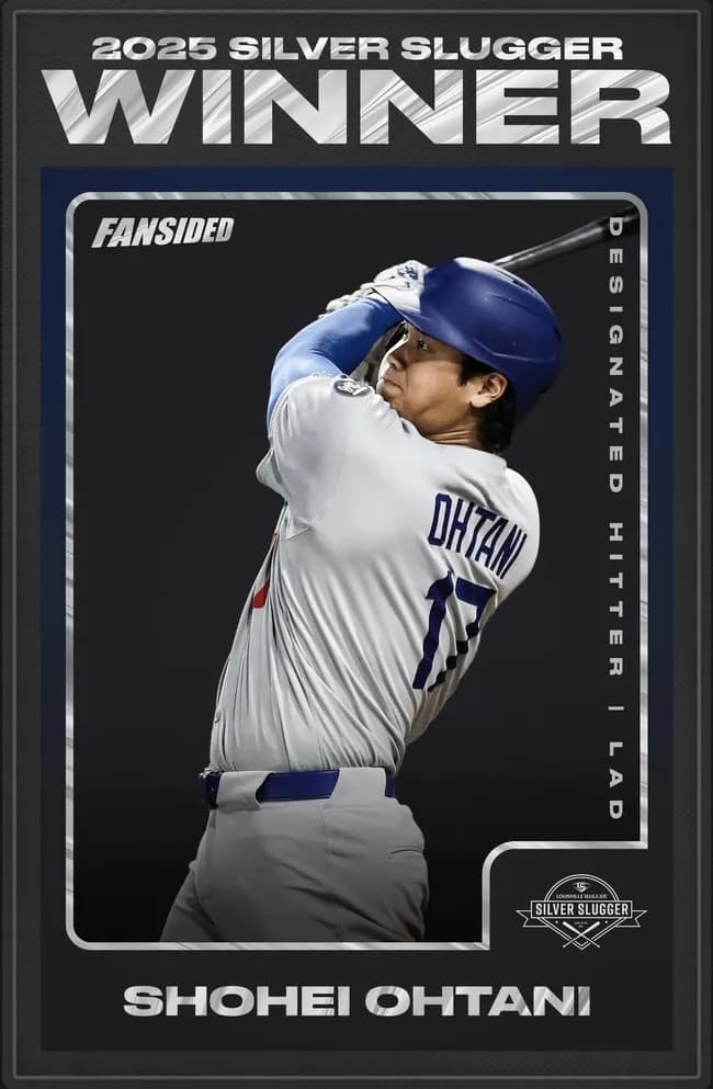 大谷翔平さん、自身4度目のシルバー・スラッガー賞を受賞!!!!!!!!