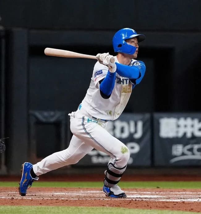 日ハム石井一成(31歳、二遊三、Cランク)国内FA権行使。今季成績108試合 .259 6 30 ops.689