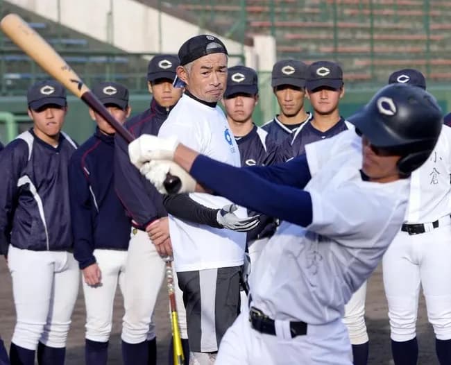イチローさん、新潟で高校生に指導
