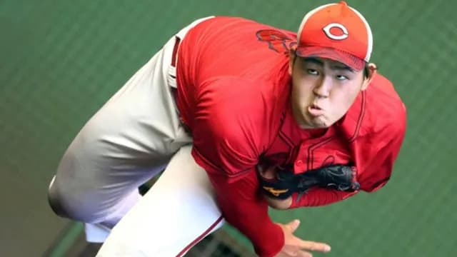 カープ小船翼198cm、体重10kg以上増!高卒1年目で2球種習得!新井監督「すごく真面目」