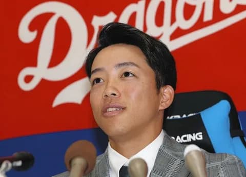 中日岡林、大幅8000万円増の1億5000万円で契約更改!一般女性との結婚も発表!