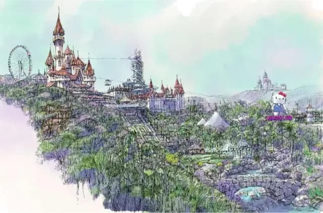 サンリオ、大分県に巨大テーマパークを建設と発表wwwwwwww