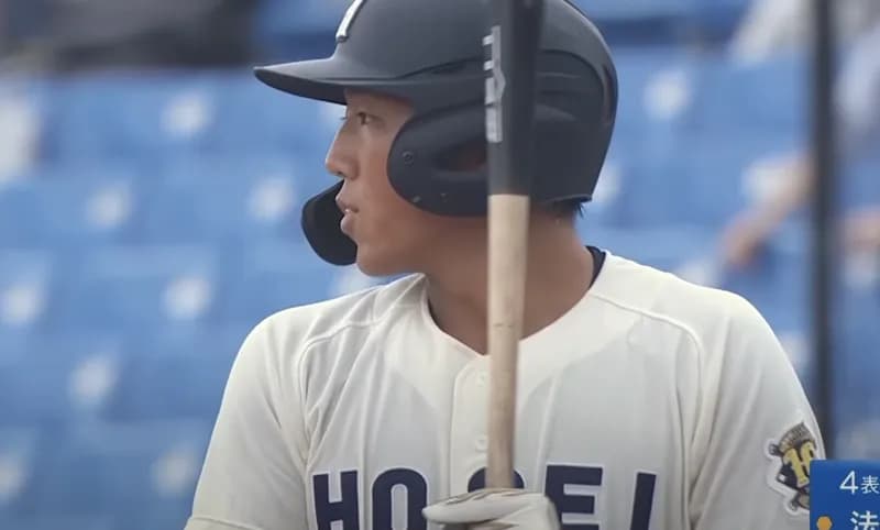 話題の『法政大1年』の井上、バットの軌道がめっちゃええ