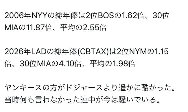 元祖悪の帝国ニューヨーク・ヤンキースさん、今のドジャースより遥かに凶悪だったWWWWWWWW