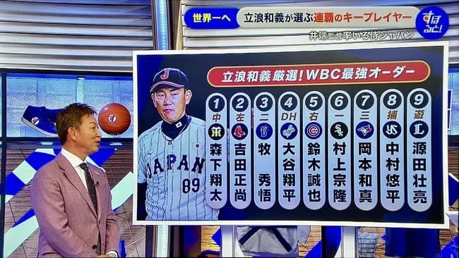 立浪和義&中田翔「2026WBC最強打線組んでみたwwww」←どっちが好き?