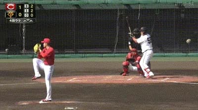 【巨人対広島練習試合】巨人・リチャード、スリーベース!!!!!!!!!!!