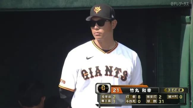 巨人 ドラフト1位・竹丸和幸が2回無失点で対外試合デビュー