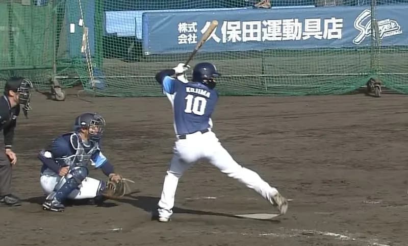 西武ドラ1小島大河が実戦初打席でタイムリー!打撃センスに絶賛の声