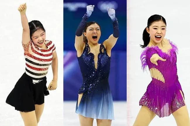 【五輪】17歳・中井亜美がSP首位!「自分でもビックリ」 坂本花織2位、日本女子ワンツー好発進 千葉百音も4位