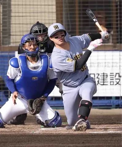 【阪神】浜田太貴「打てないよりは打ったほうがいいので良かった」2安打1打点でアピール