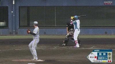 【日本ハム対阪神オープン戦】日本ハム・カストロ、阪神・岩貞から来日初アーチとなるオープン戦第1号2ランホームラン!!!!!!!!!!!!!!