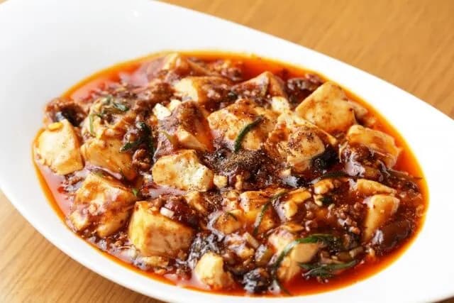 麻婆豆腐、木綿か絹か