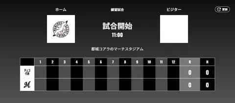 試合実況 2月23日11:00~ ロッテ-チェコ GLOBAL FRIENDSHIP SERIES 2026