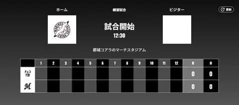 試合実況 2月26日12:30~ ロッテ-チェコ GLOBAL FRIENDSHIP SERIES 2026